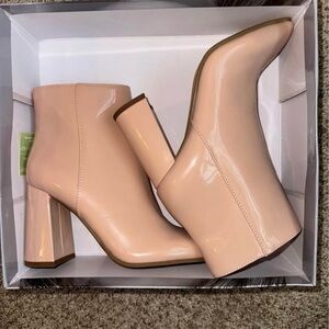 Nude Ankle Booties- Brand JLO Jennifer Lopez